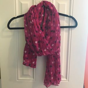 Loft polka dot scarf